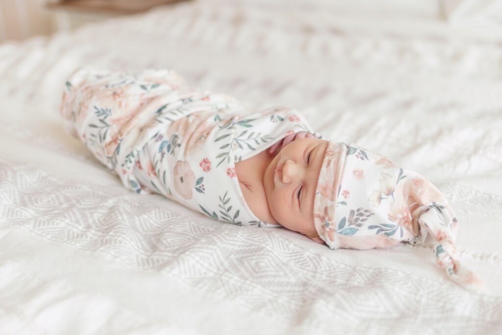 Copper Pearl Autumn Pattern Swaddle