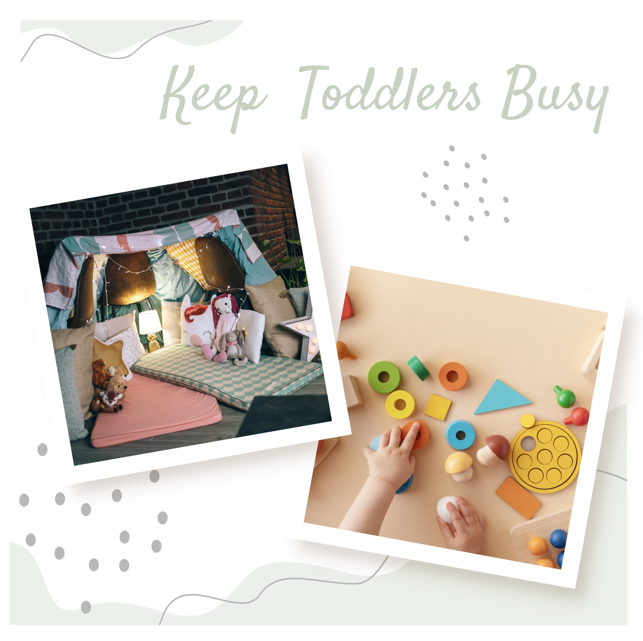 How to keep toddler busy